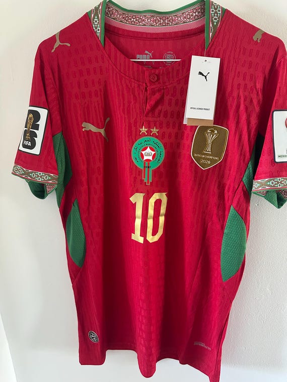 Morocco 2026 Jersey – Brahim Diaz #10 - Etsy