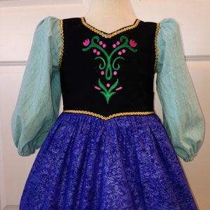 Frozen Inspired Princess Anna - Anna Dress