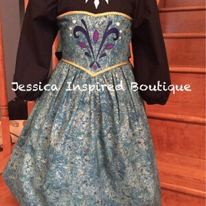 Frozen Inspired Queen Elsa Elsa Coronation Dress Jessica Inspired Boutique image 4