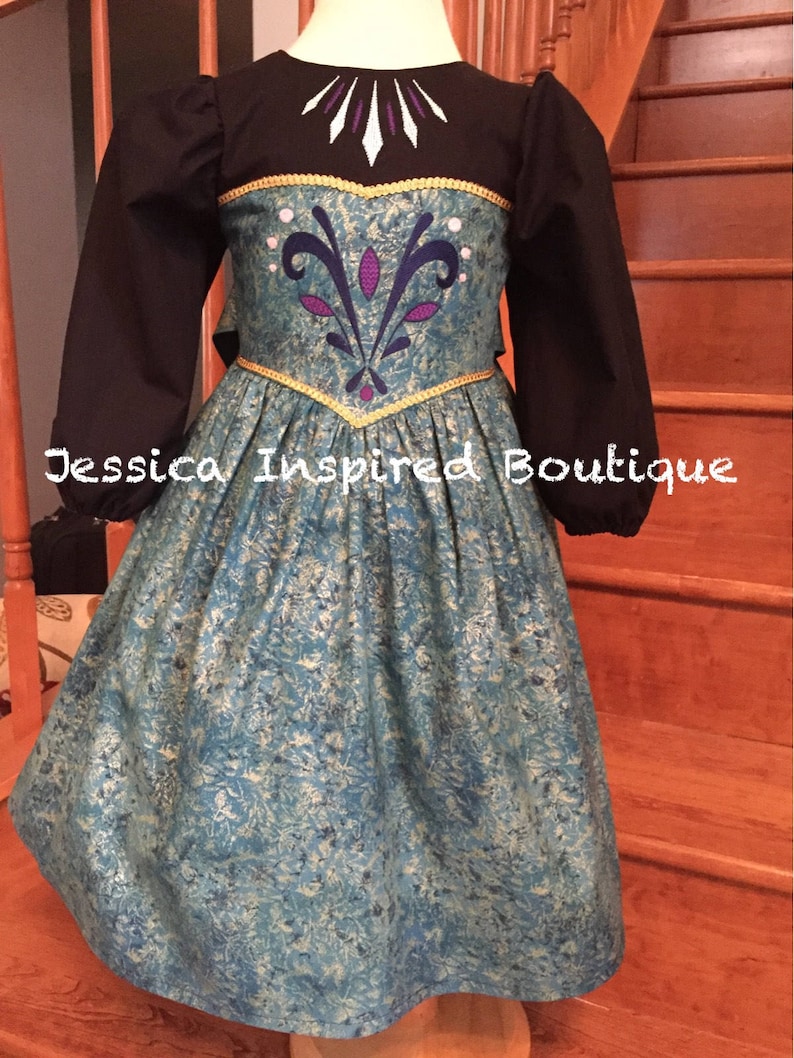 Frozen Inspired Queen Elsa Elsa Coronation Dress Jessica Inspired Boutique image 4