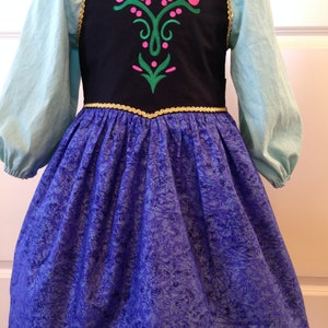 Frozen Inspired Princess Anna Anna Dress image 3