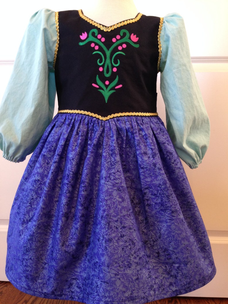 Frozen Inspired Princess Anna Anna Dress image 3