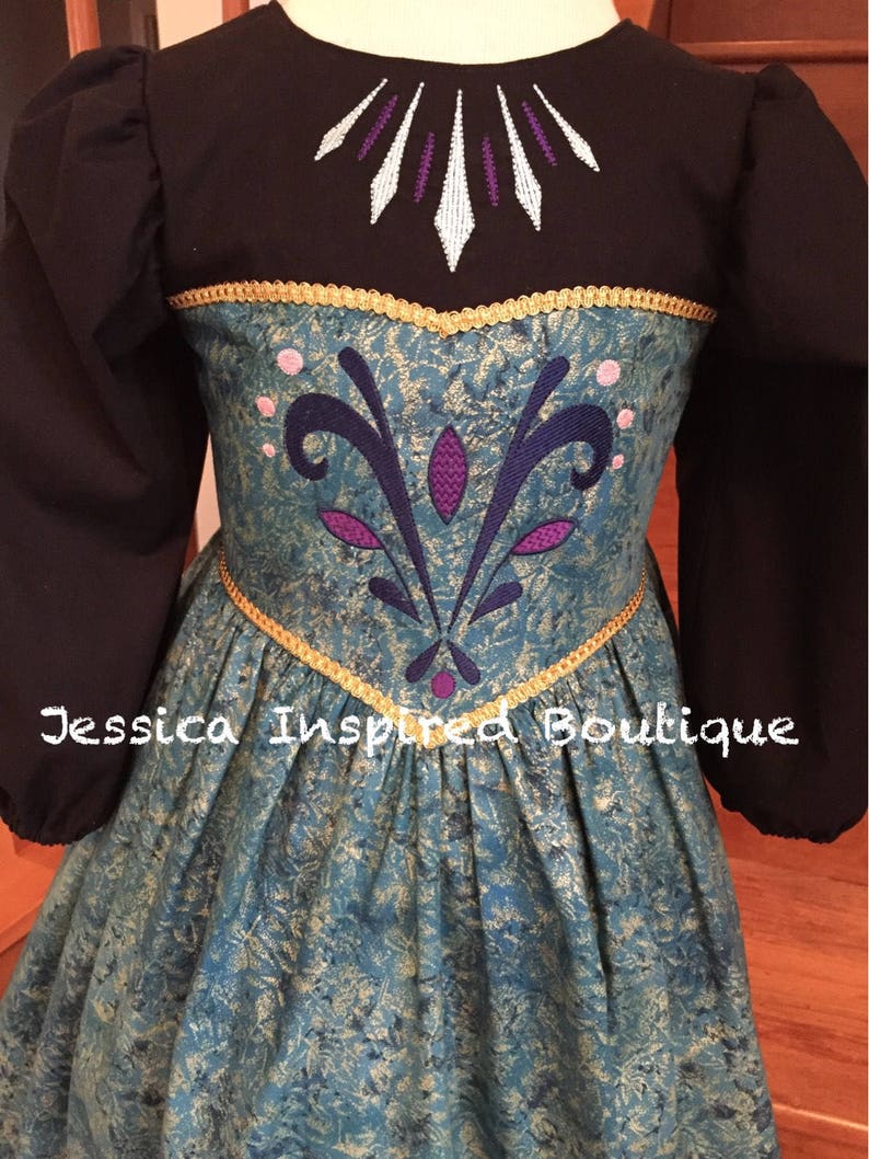 Frozen Inspired Queen Elsa Elsa Coronation Dress Jessica Inspired Boutique image 3
