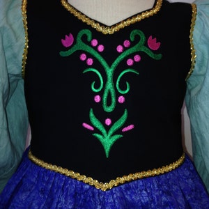 Frozen Inspired Princess Anna Anna Dress image 4