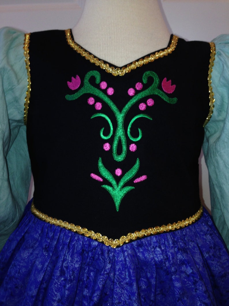 Frozen Inspired Princess Anna Anna Dress image 4