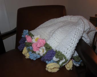 Wildflower bouquet blanket pattern
