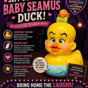 3D-utskriven J D Baby Seamus Puppet Anka: Konstleksak för karaktärer