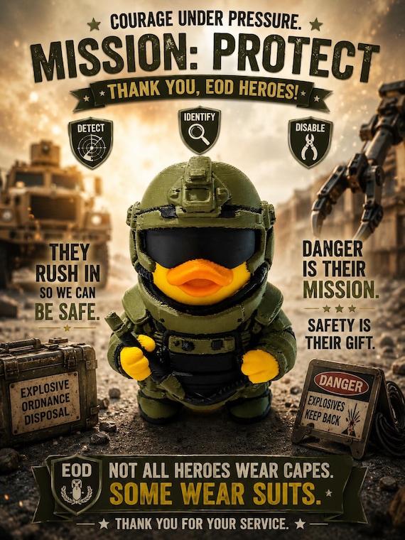 3D Printed Military Bomb Squad Benny custom accessories figurine
