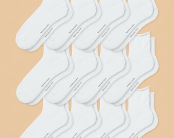 Paquete de 12 pares de calcetines enrollables para hombre.