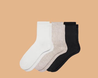 Paquete de 3 pares de calcetines de cáñamo para hombre.
