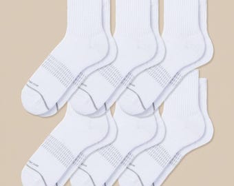 Paquete de 6 pares de calcetines deportivos 3D para hombre.