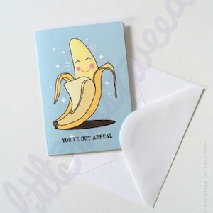 You've got appeal banaan wenskaart Waarderingskaart bedankt kaart dankbaarheid kaart you're special gratis verzending you are great wenskaart
