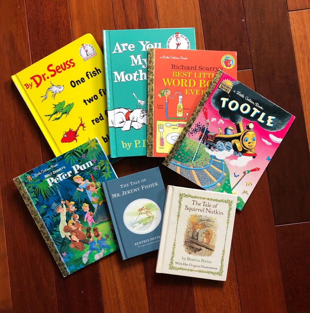 Children's Book Lot of Kids Books Vintage Storybooks Etsy
