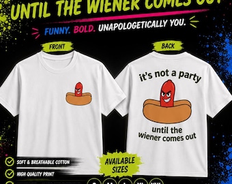 Funny Hot Dog BBQ Shirt | Unisex Cotton Cookout Party Tee
