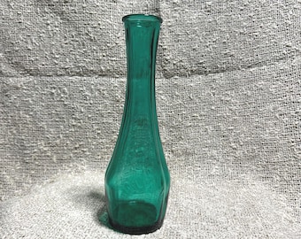 Vintage Indiana Glas Evergreen Knospe Vase