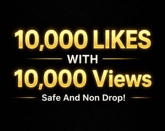 TikTok 10,000 Hearts With Views Non Drop
