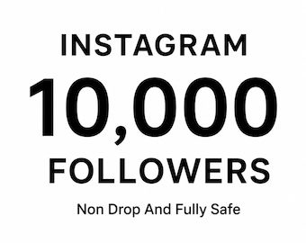 Instragram,10.000 Followers Non Drop Complete in 24 Hours