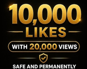 Tiktok,10.000 Likes With Views Complete in 24 Hours