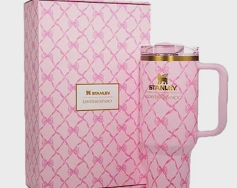 LoveShackFancy Baby Bow Pink Peppermint 40oz Limited Edition Tumbler