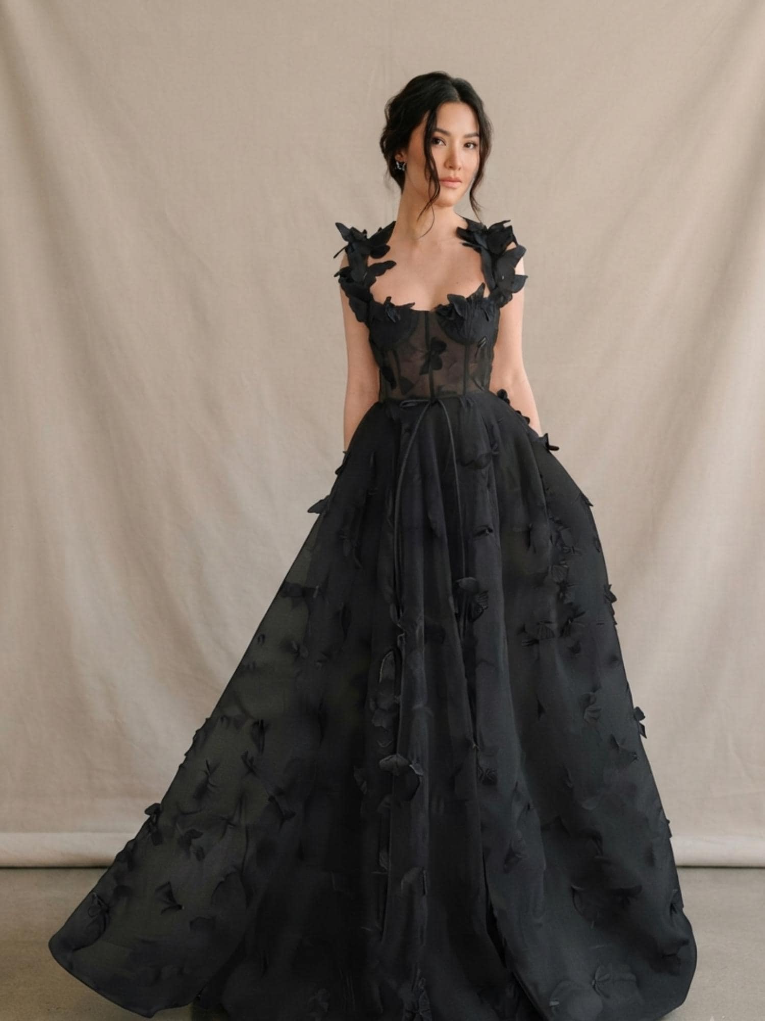 kim mesh corset tulle formal dress Yellow 5-stars