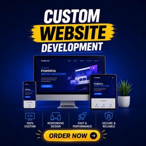 Custom Website Development | Modern, Fast & Responsive Websites