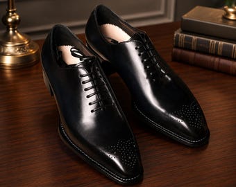 Vintage Giorgio Brutini Shoes Square Toe Retro Wing Tip  display picture 1