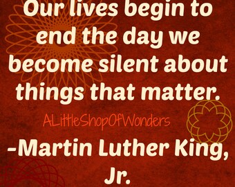 MLK Quote Digital Download Image