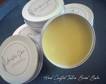 100% Grass Fed Grass Finished Tallow Beard Balm
