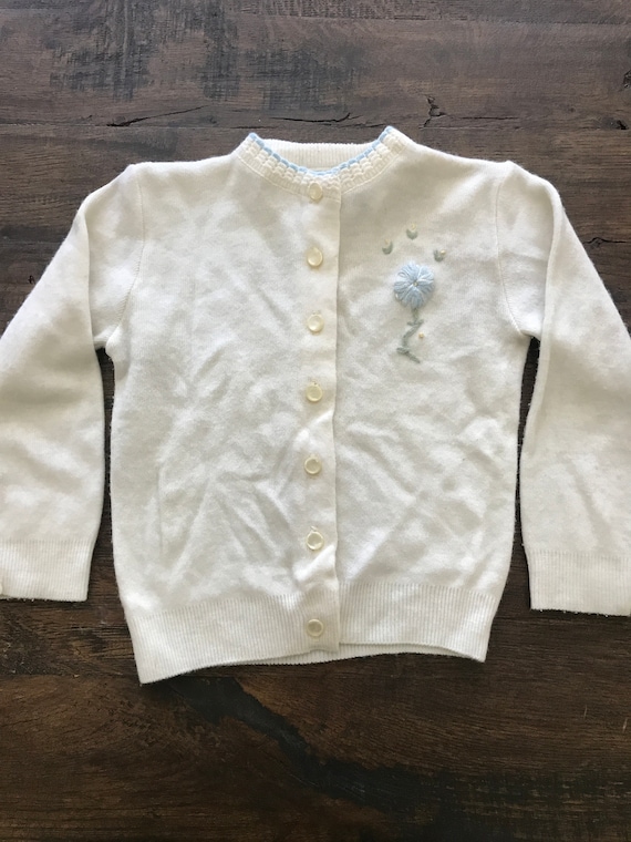 Vintage Baby Girls Sweater - image 1