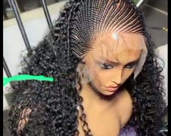 African women braided wig