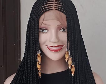 Layered beaded braids
