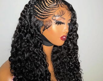 Human hair Cornrow