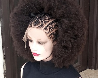 Bantu knots Afro