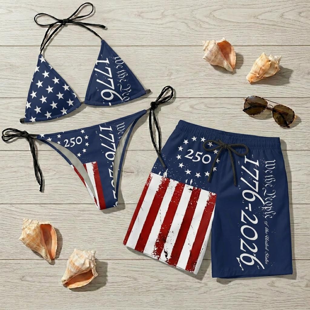 American flag bikini - Etsy 日本