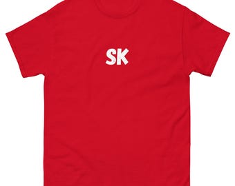 SK Minimal Logo T-Shirt | Unisex Classic Tee | Streetwear Casual Shirt