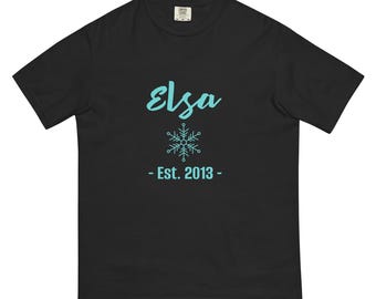 Elsa Unisex garment-dyed heavyweight t-shirt - Comfort Colors