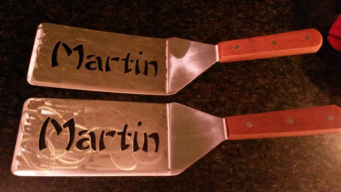 Custom Steel Spatula Etsy