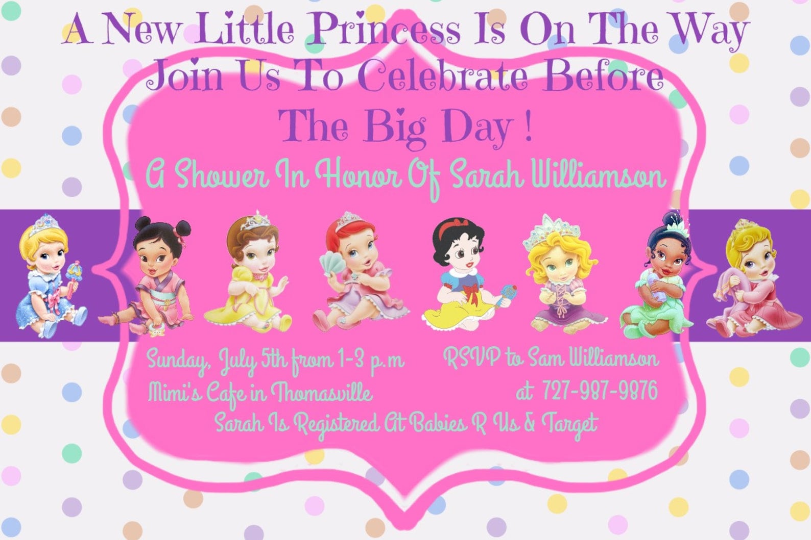 Disney Baby Shower Invitations Printable