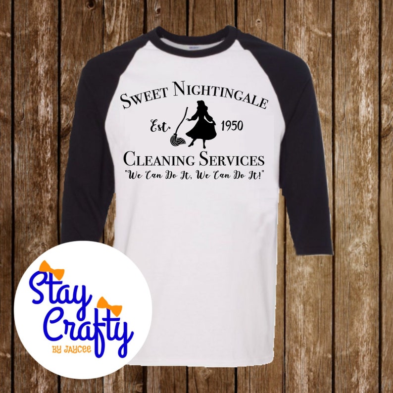 Download Sweet Nightengale Cleaning Services SVG Cinderella SVG | Etsy