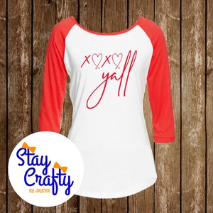 XOXO Y&#39;all SVG Download for Cricut Valentines Day SVG