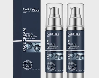 Particle Men's Face Cream: 6-in-1 Anti-Aging Daily Moisturizer (Pack of 2)