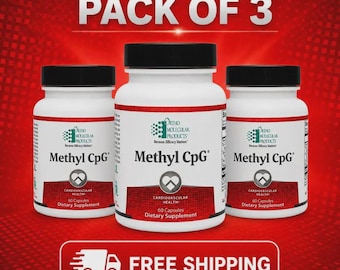 3x Methyl CpG 60ct by Ortho Molecular – Daily Nutritional Support