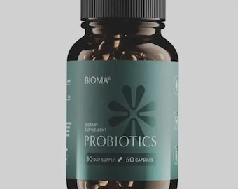 BIOMA Probiotics - Digestive Health - Gut Support for Men & woman 60 ct (30 day)