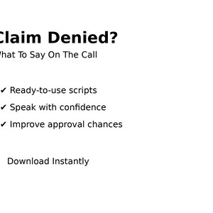 Pet Insurance Call Scripts, What to Say After Claim Denied, Appeal Help, Vet Bill Support, Claim Approval Guide, Digital Download