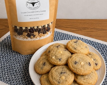 Double Chocolate Cherry Sourdough Cookie Mix