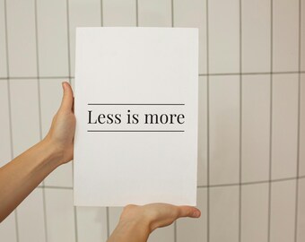 Minimalist Black and White Wall Art Print – Modern Home Decor (8x10 Instant Download)