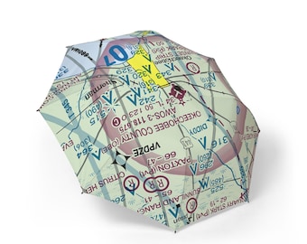 Okeechobee County (Florida) Airport (OBE/KOBE) - FAA Sectional Chart Portable Umbrella
