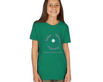 Maglietta Junior Memory Detective per ragazzi / lente d'ingrandimento, curiosità, gentilezza