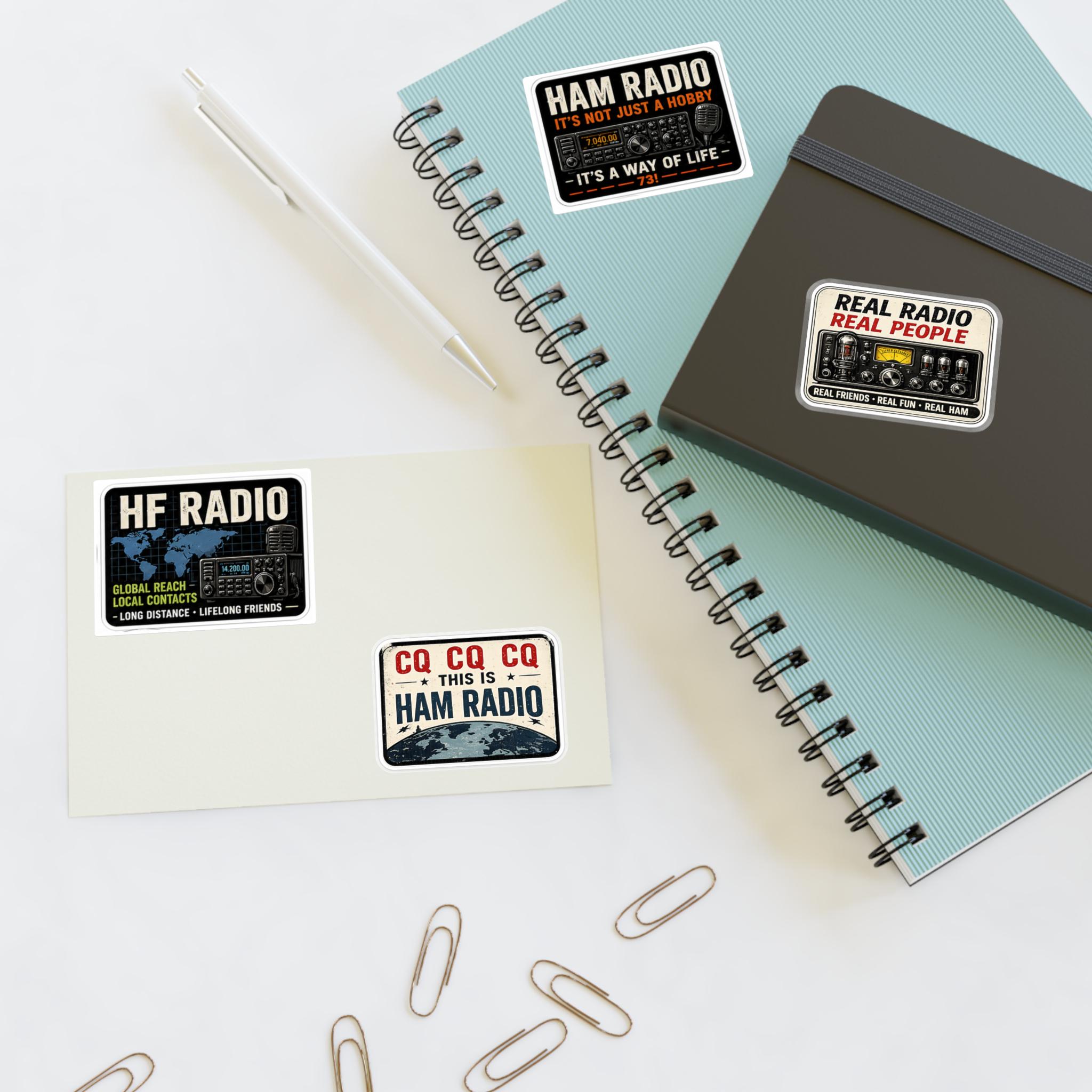 Retro Ham Radio Sticker Sheets | Vintage Amateur Radio Decals - Etsy