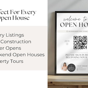 Pacote de Apresentação de Imóveis em Canva | Lista de Presença, Placa de Boas-Vindas com Código QR, Flyer do Imóvel e Formulário de Feedback | Kit de Marketing Imobiliário BH1 imagem 7